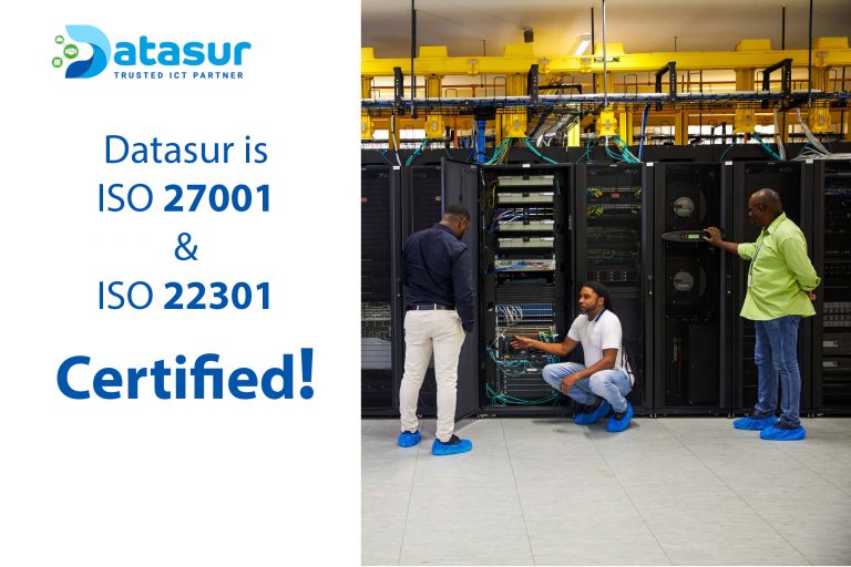 Datasur is ISO 27001 & ISO 22301 Certified!